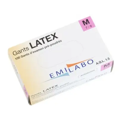 Gant examen latex poudre emilabo EMILABO - 2