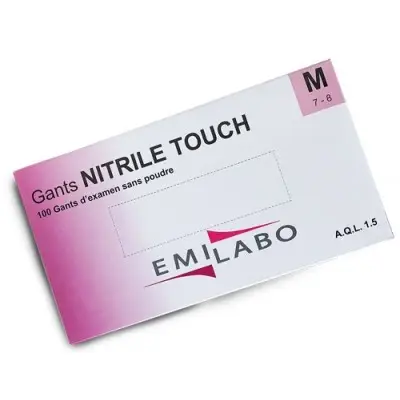 Gant nitrile touch emilabo