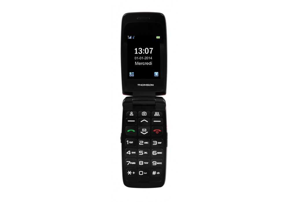 TELEPHONE PORTABLE A CLAPET SEREA62 COLORIS NOIR TELEPHONE PORTABLE A CLAPET SEREA62 COLORIS NOIR