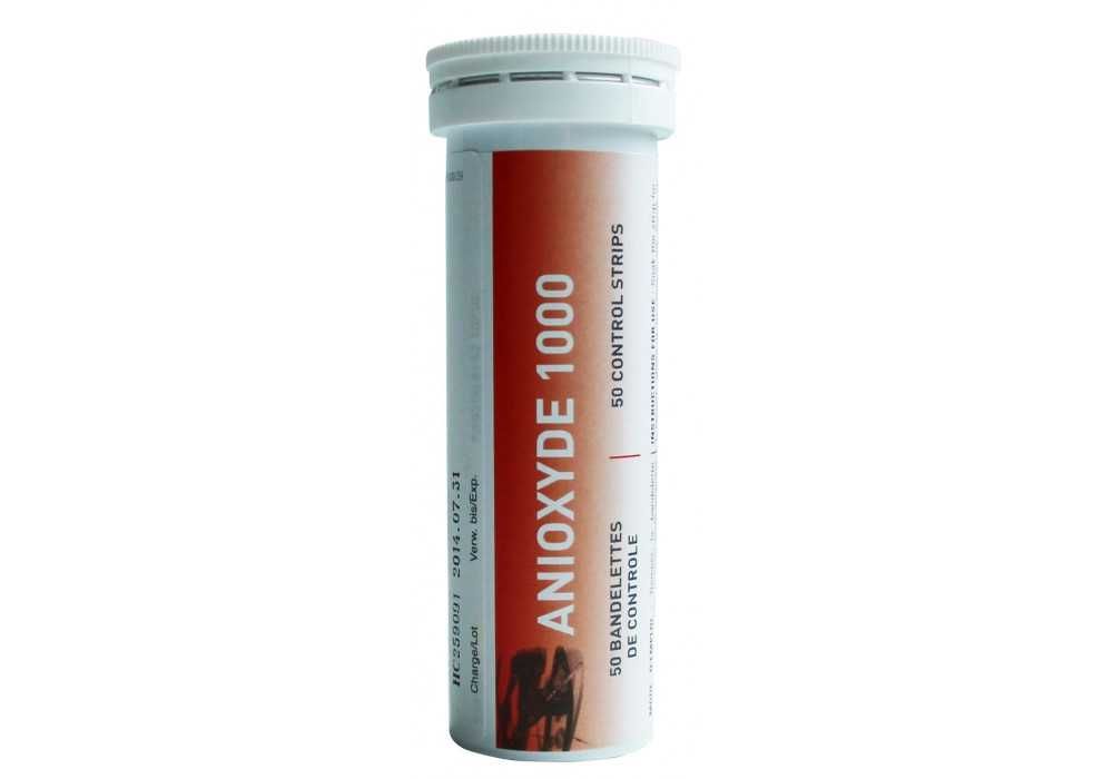 BANDELETTE DE CONTROLE ANIOXYDE 1000 BANDELETTE DE CONTROLE ANIOXYDE 1000