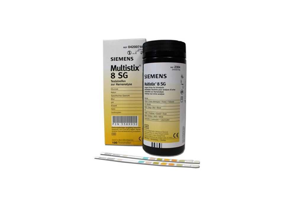 BANDELETTES URINAIRE MULTISTIX 8 SG BANDELETTES URINAIRE MULTISTIX 8 SG