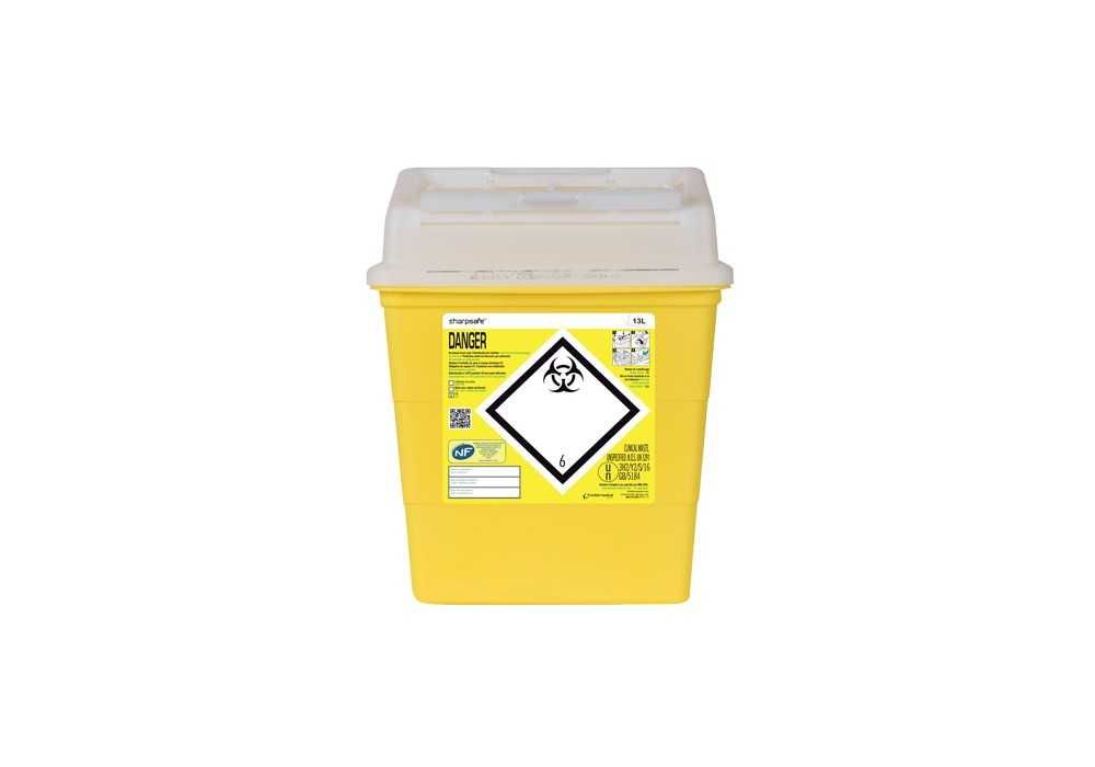 COLLECTEUR SHARPSAFE BOÎTES DE 1 À 13 LITRES COLLECTEUR SHARPSAFE BOÎTES DE 1 À 13 LITRES