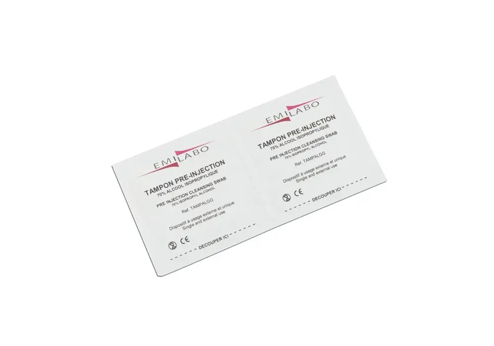 TAMPONS ALCOOLISES 70°VOL EMILABO TAMPONS ALCOOLISES 70°VOL EMILABO
