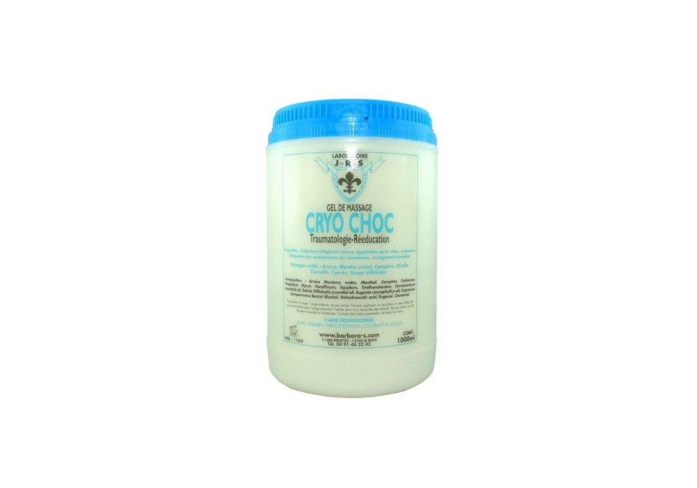 GEL CRYO CHOC PHYTO-ACTIF POT 1000ML GEL CRYO CHOC PHYTO-ACTIF POT 1000ML