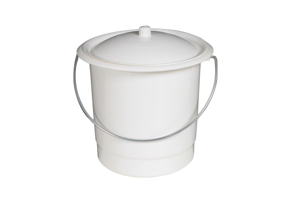 SEAU HYGIENIQUE BLANC AVEC COUVERCLE SEAU HYGIENIQUE BLANC AVEC COUVERCLE
