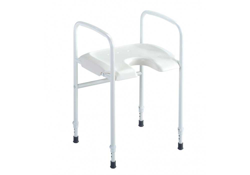 TABOURET DOUCHE ALIZE PERCE AVEC ACCOUDOIR TABOURET DOUCHE ALIZE PERCE AVEC ACCOUDOIR