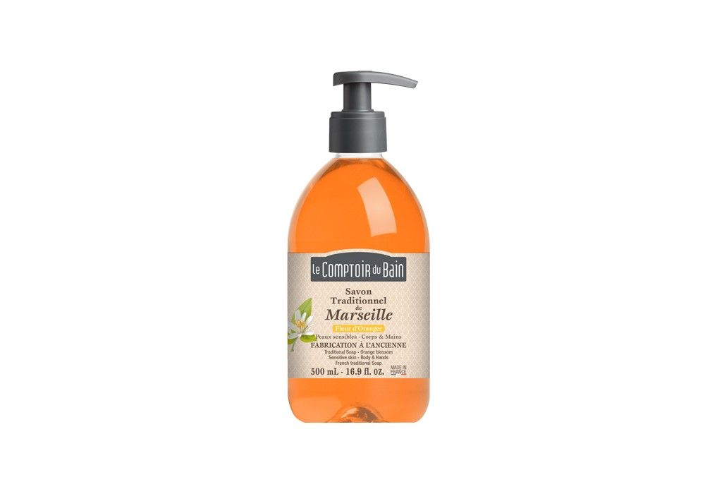 SAVON TRADITIONNEL DE MARSEILLE LIQUIDE 500ML PARFUMÉ SAVON TRADITIONNEL DE MARSEILLE LIQUIDE 500ML PARFUMÉ