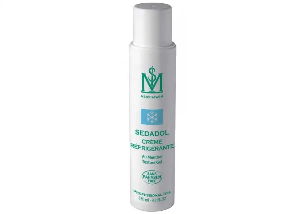 CREME REFRIGERANTE AU MENTHOL SEDADOL EFFET FROID - FLACON AIRLESS 250 ML CREME REFRIGERANTE AU MENTHOL SEDADOL EFFET FROID - FLACON AIRLESS 250 ML