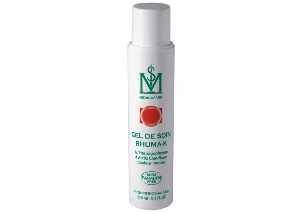 GEL DE SOIN RHUMA-K À L’HARPAGOPHYTUM & ACTIFS CHAUFFANTS CHALEUR INTENSE 250ML GEL DE SOIN RHUMA-K À L’HARPAGOPHYTUM & ACTIFS CHAUFFANTS CHALEUR INTENSE 250ML