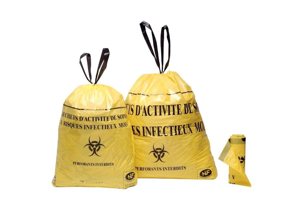 25 sacs poubelle 100 litres jaune