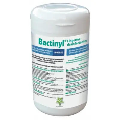 Lingettes nettoyantes et desinfectantes bactinyl LABORATOIRE GARCIN-BACTINYL - 1