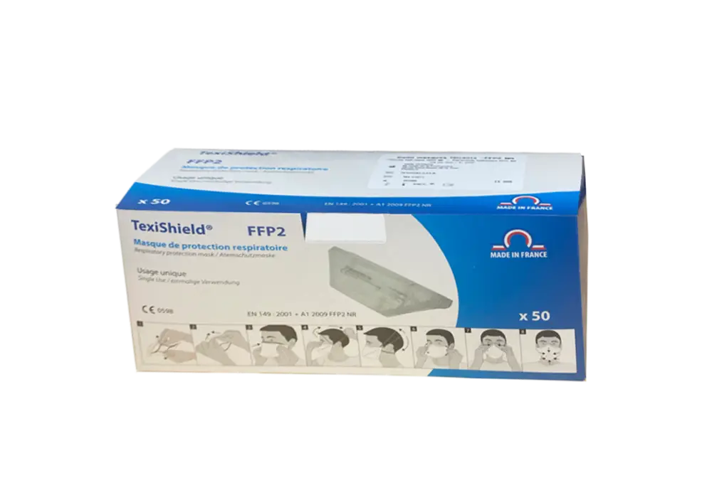 Masques ffp2 texishield® TEXIDHIELD® - 1 Masques ffp2 texishield® TEXIDHIELD® - 1