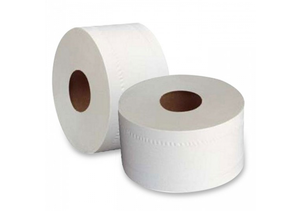 Papier hygiénique à dévidage central maxi format 2 plis lisse