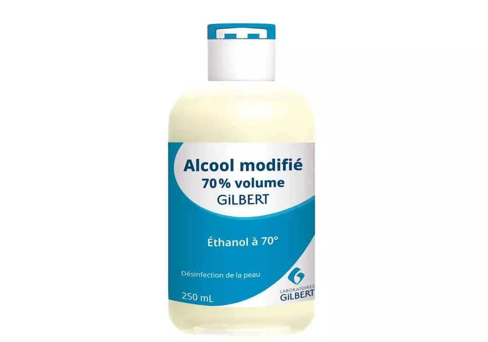 Alcool modifié 70° volume - 5 contenances - Gilbert