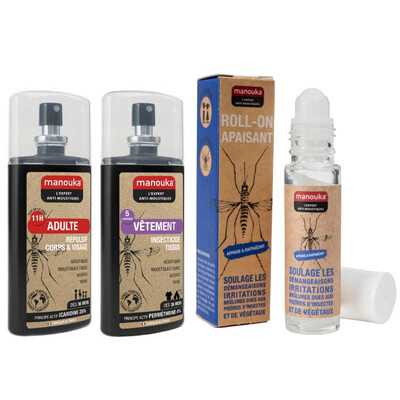 Manouka Spray Vêtements Tissus 75 ml Pas Cher - Anti-insectes